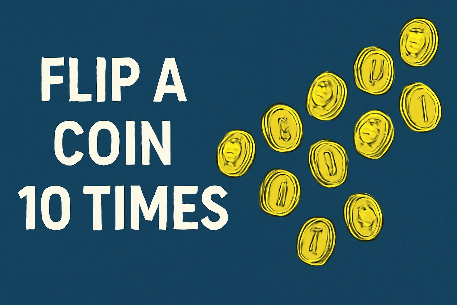 Flip a Coin 10 Times: Understand the Odds & Probability