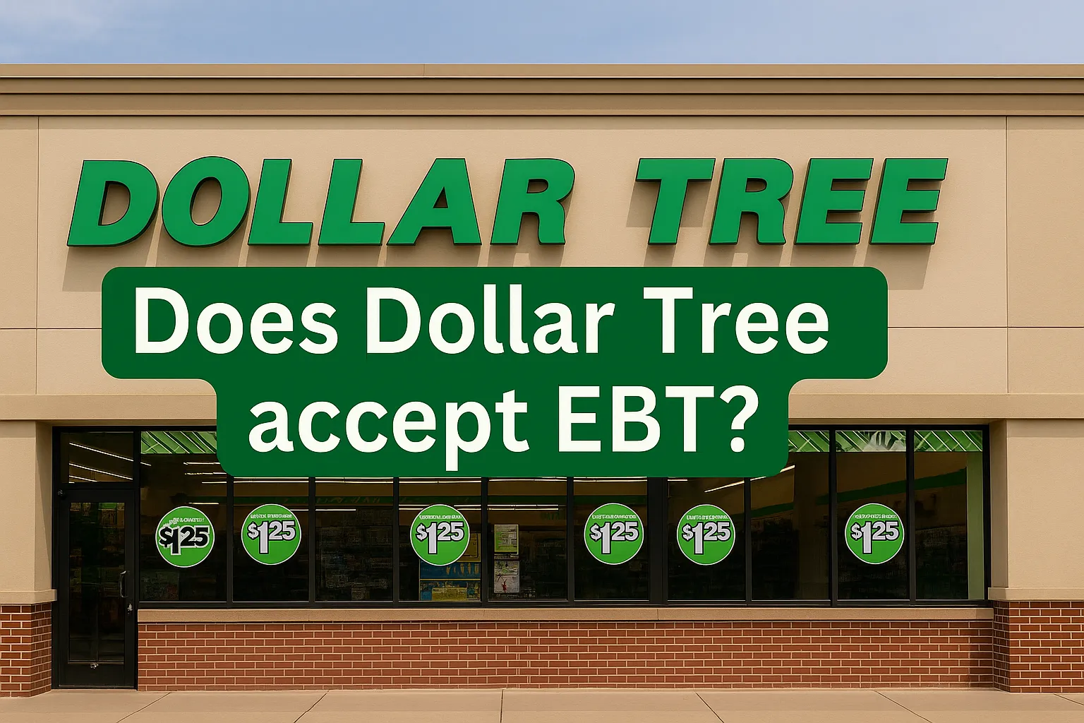 Does Dollar Tree Take EBT? SNAP EBT Guide