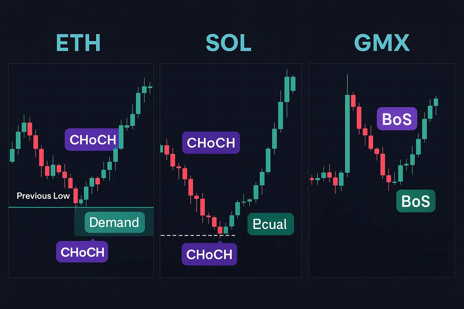 Practical Crypto Examples: ETH, SOL, and GMX