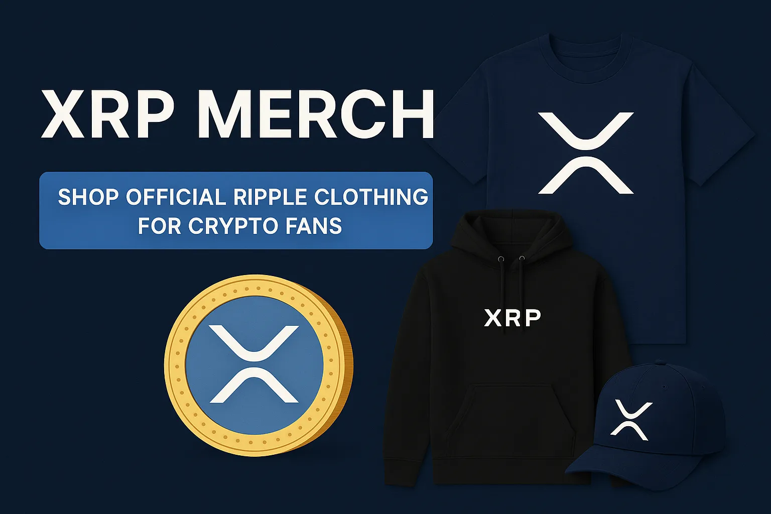 XRP Merch | Shop Official Ripple Clothing for Crypto Fans