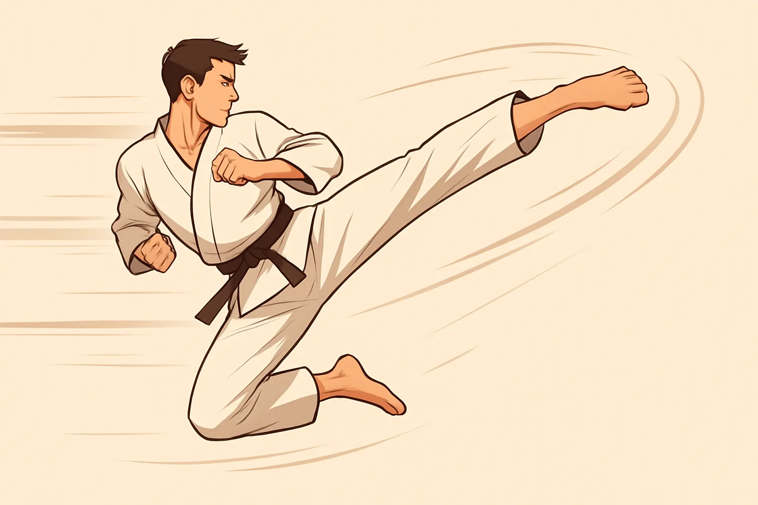 question mark kick