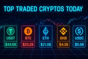 Most Traded Crypto Today | Live 24h Volume Rankings